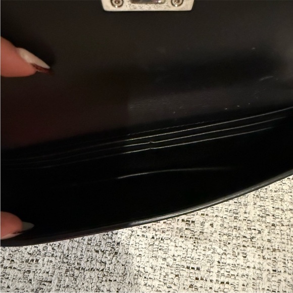 Prada Black and Pink Racing Stud lock wallet on chain - Picture 4 of 7